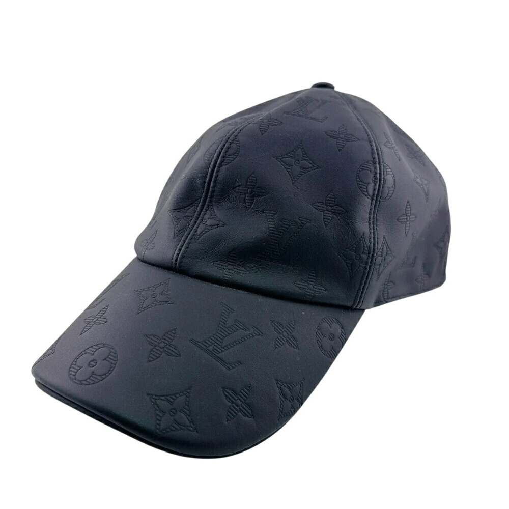 LOUIS VUITTON M76985 Monogram Shadow Cap Black